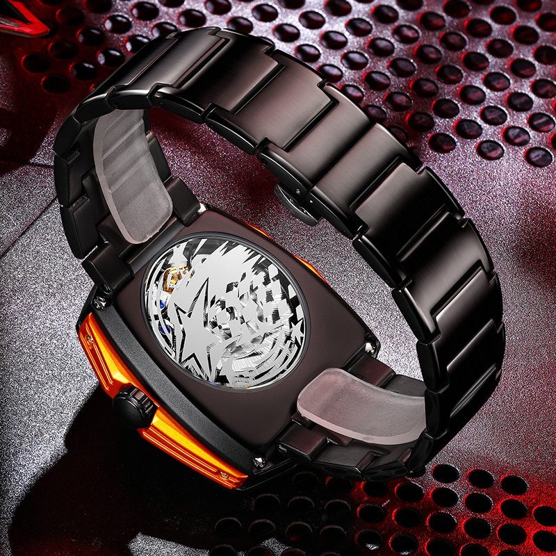 LILUOKE Men Sport Engine Wrist Watch LK9032G Series - Engine Design - Image 2