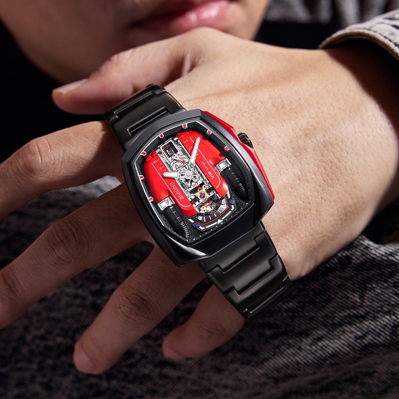 LILUOKE Men Sport Engine Wrist Watch LK9032G Series - Engine Design - Image 10