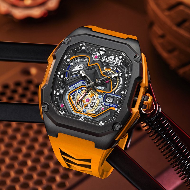 LILUOKE Men's Track Racing Watch - Mechanical Dial Design - Image 8