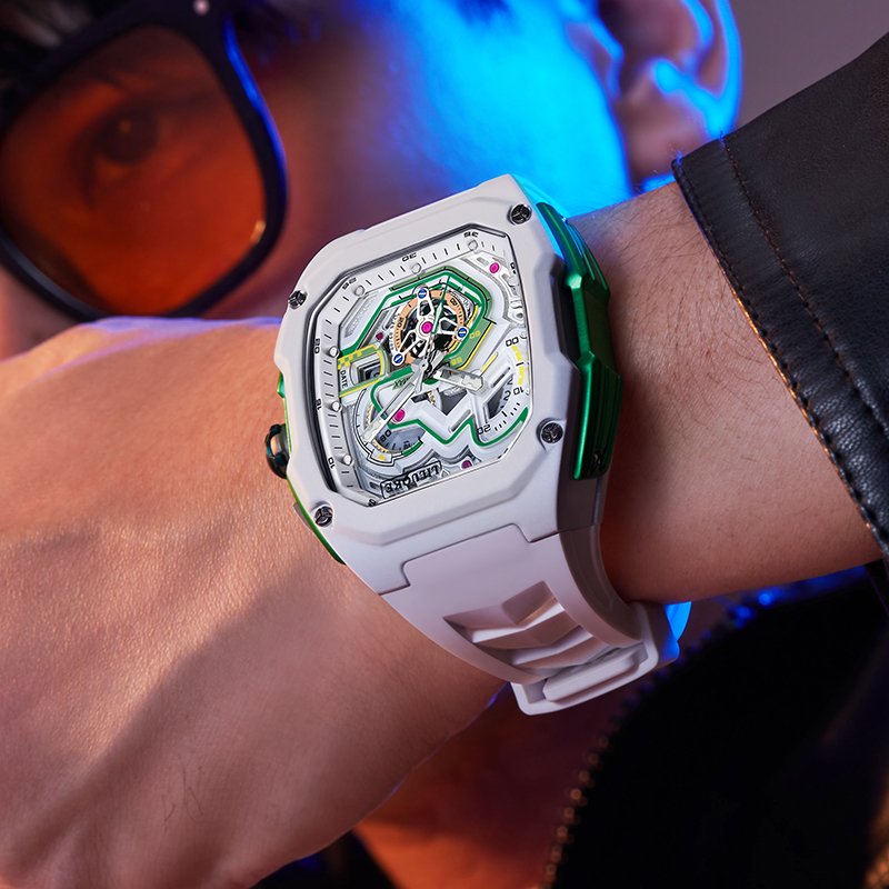 LILUOKE Men's Track Racing Watch - Mechanical Dial Design - Image 3