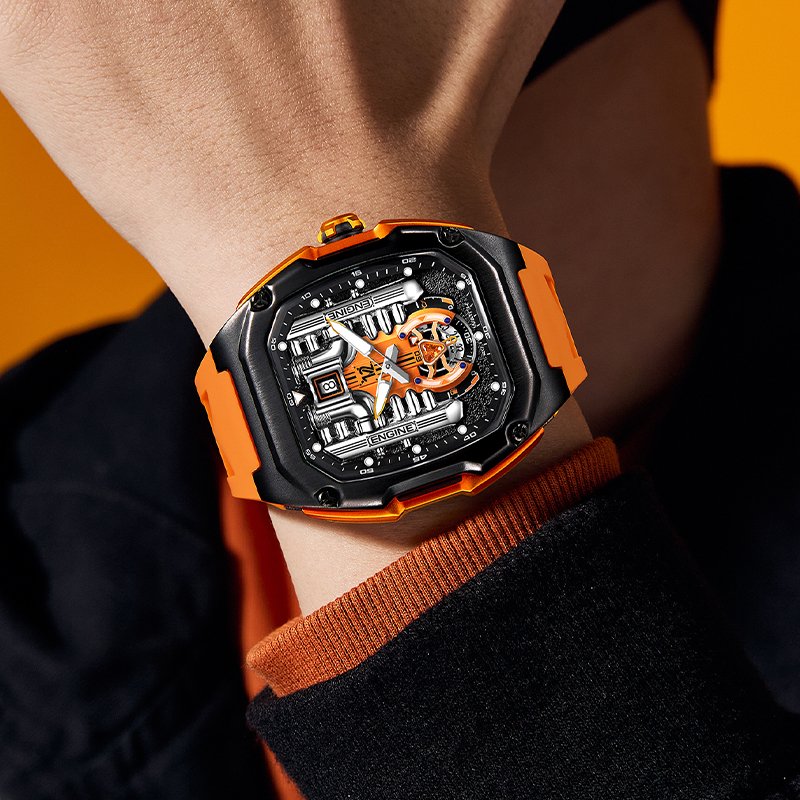 LILUOKE Phantom Engine Watch – Men's Luxury Sports Watch