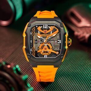 LILUOKE Watches for Men, Mens Watches Motorcycle-Inspired Watch